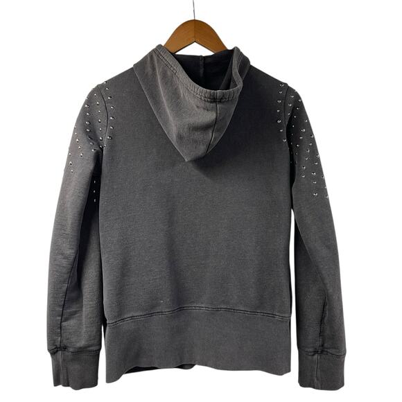 Harley Davidson Motorcycles Full Zip Hoodie Small Studded Biker Chic - Picture 2 of 7